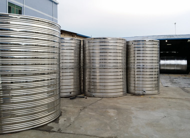 不銹鋼保溫水箱立式圓柱雙層聚氨酯發泡